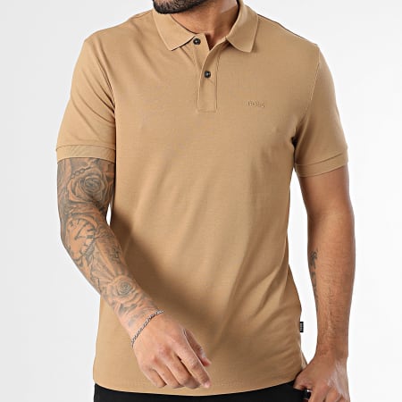 BOSS - Polo de manga corta Pallas 50468362 Camel