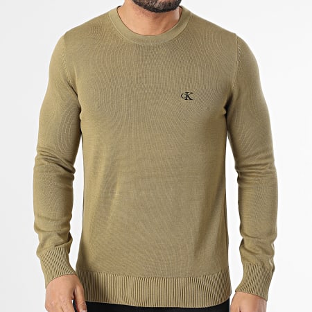 Calvin Klein - Pull 6745 Vert Kaki
