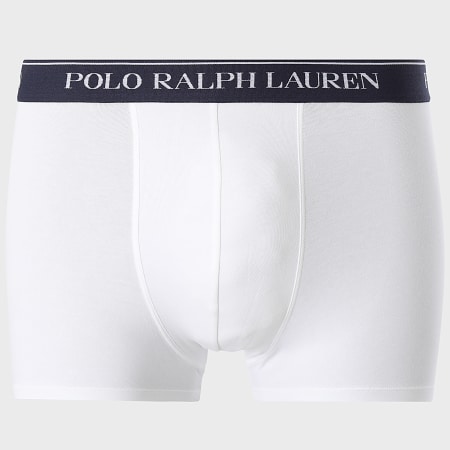 Polo Ralph Lauren - Lot De 5 Boxers Blanc Vert Lilas Bleu Clair Bleu Marine