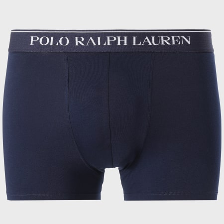 Polo Ralph Lauren - Lot De 5 Boxers Blanc Vert Lilas Bleu Clair Bleu Marine