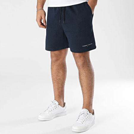 Tommy Jeans - Short Jogging Flag 0637 Bleu Marine