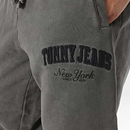 Tommy Jeans - Pantalon Jogging Relaxed Vintage Varsity 0279 Gris Anthracite