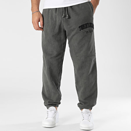 Tommy Jeans - Pantalon Jogging Relaxed Vintage Varsity 0279 Gris Anthracite