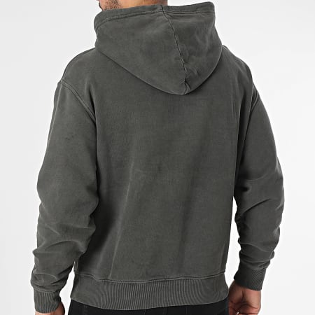 Tommy Jeans - Sweat Capuche Vintage Varsity 0263 Gris Anthracite