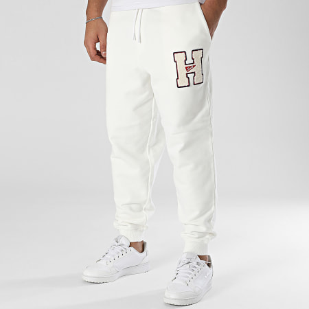 Tommy Jeans - Pantalon Jogging Towel Patch Terry 1277 Blanc