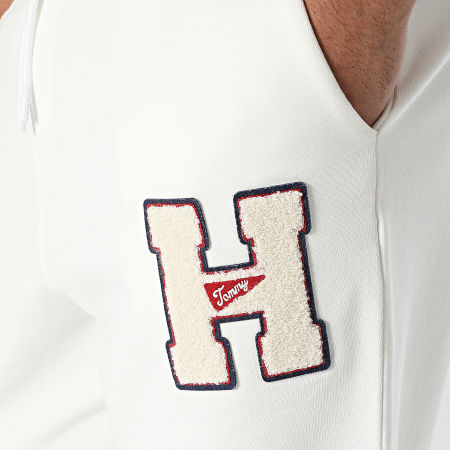 Tommy Jeans - Pantalon Jogging Towel Patch Terry 1277 Blanc