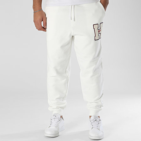 Tommy Jeans - Pantalon Jogging Towel Patch Terry 1277 Blanc