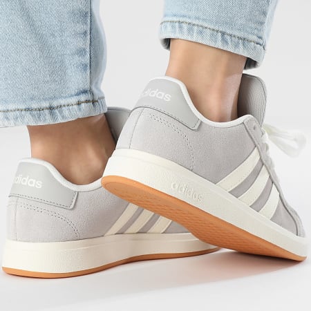 Adidas Sportswear - Baskets Femme Grand Court 00s K JH6179 Grey Two Off White Gum