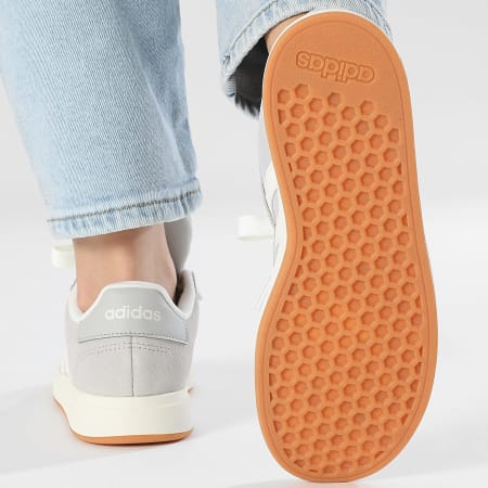 Adidas Sportswear - Baskets Femme Grand Court 00s K JH6179 Grey Two Off White Gum