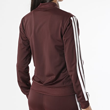 Adidas Sportswear - Ensemble De Survetement A Bandes Femme 3 Stripes JD2683 Bordeaux