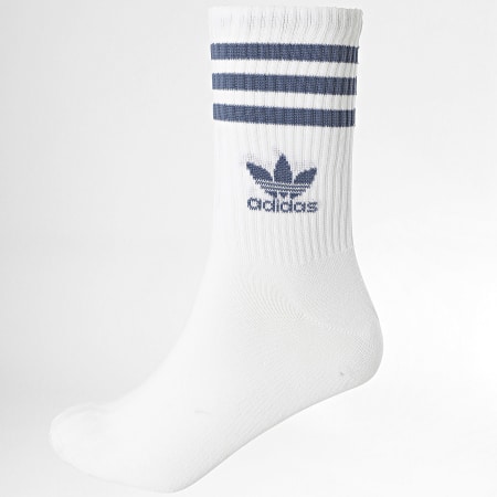 Adidas Originals - Lot De 3 Paires De Chaussettes Crew JI9471 Blanc
