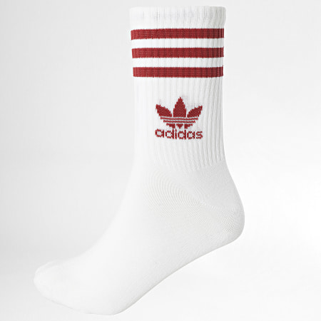 Adidas Originals - Lot De 3 Paires De Chaussettes Crew JI9471 Blanc