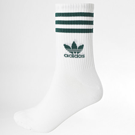 Adidas Originals - Lot De 3 Paires De Chaussettes Crew JI9471 Blanc