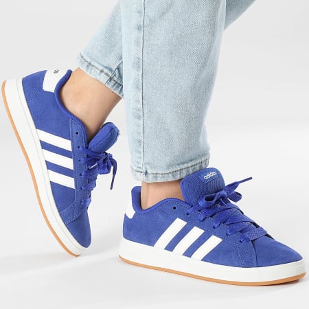 Adidas Performance - Zapatillas Mujer Grand Court 00s K JP5894 Semi Lucid Off White Gum