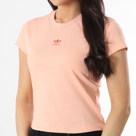 Adidas Originals Tee Shirt Essential Slim Women JC8971 Salmon