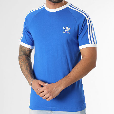 ★adidas★ 3S T Blue JD2880 Adidas Originals - 3 Stripes Tee Shirt JD2880 Royal Blue - Ryses