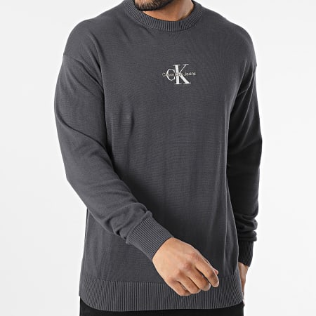 Calvin Klein - Pull 7404 Gris Anthracite