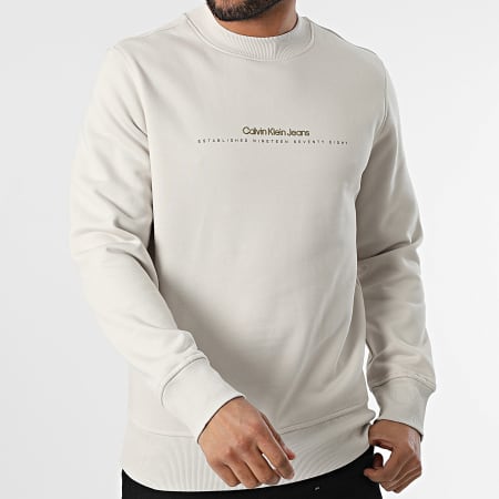 Calvin Klein - Sweat Crewneck 7119 Beige
