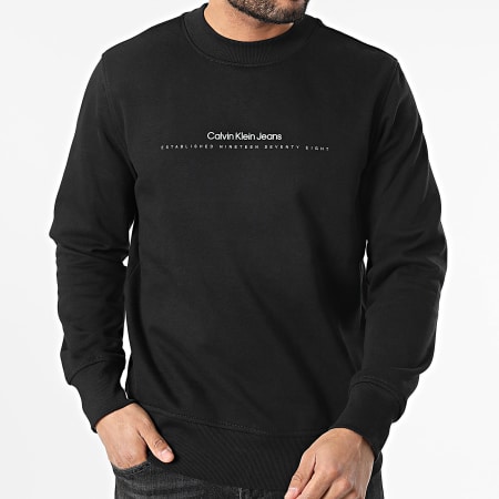 Calvin Klein - Sweat Crewneck 7119 Noir