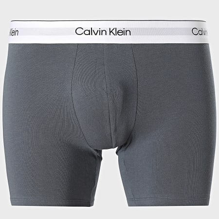 Calvin Klein - Lot De 3 Boxers NB3964A Gris Ciné Gris Anthracite Noir