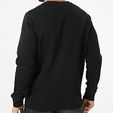 Luxury Lovers - Sudadera Cuello Red Heart Embroidery Negro