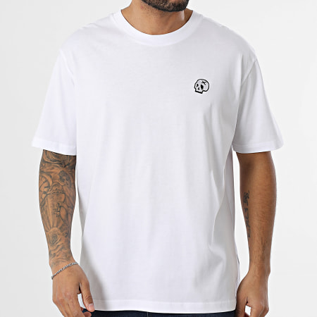 Luxury Lovers - Tee Shirt Oversize Large Bordado Calavera Blanco