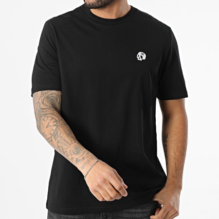 Luxury Lovers - Tee Shirt Oversize Large Bordado Calavera Negro
