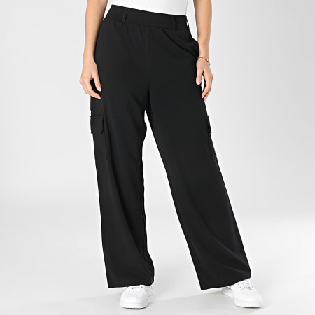 Only - Pantalon Cargo Femme Sania Noir