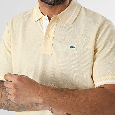 Tommy Jeans - Polo Manches Courtes Tipped 0745 Beige