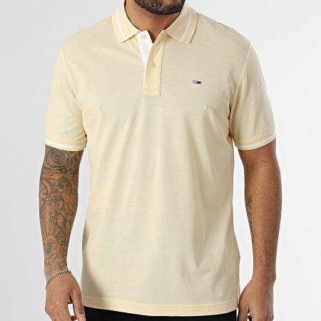 Tommy Jeans - Polo Manches Courtes Tipped 0745 Beige