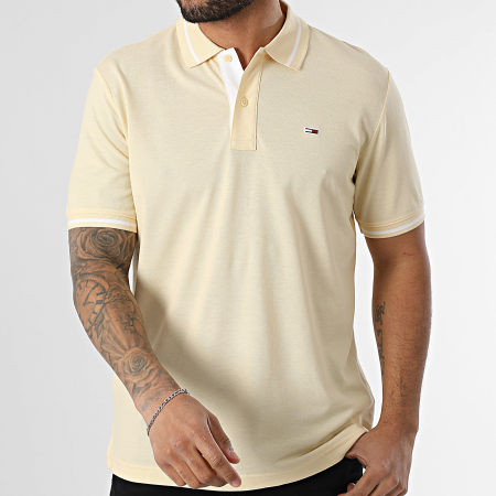 Tommy Jeans - Polo Manches Courtes Tipped 0745 Beige