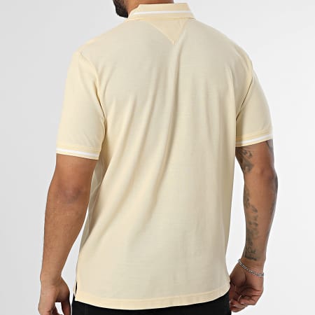 Tommy Jeans - Polo Manches Courtes Tipped 0745 Beige