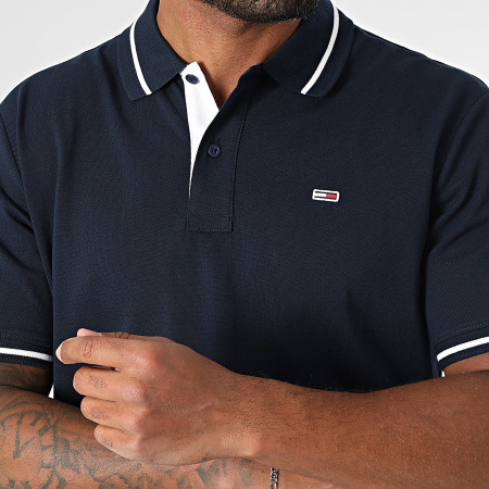 Tommy Jeans - Polo Manches Courtes Tipped 0745 Bleu Marine
