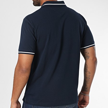 Tommy Jeans - Polo Manches Courtes Tipped 0745 Bleu Marine