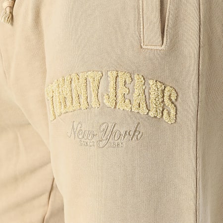 Tommy Jeans - Pantalon Jogging Relaxed Vintage Varsity 0279 Beige
