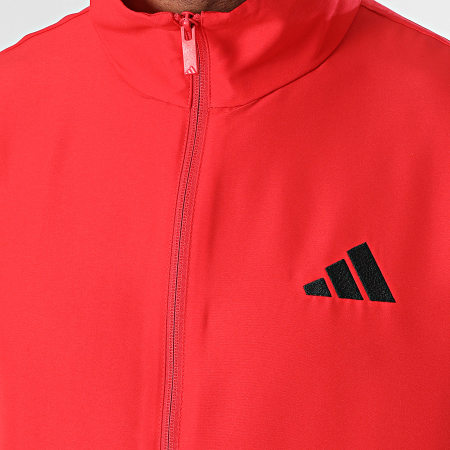Adidas Sportswear - Ensemble De Survetement A Bandes 3 Stripes JI8851 Rouge