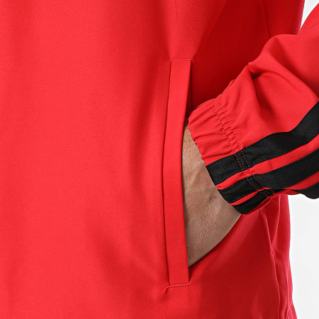 Adidas Sportswear - Ensemble De Survetement A Bandes 3 Stripes JI8851 Rouge