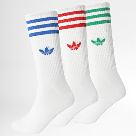 Adidas Originals - Lot De 3 Paires De Chaussettes High Crew JJ1984 Blanc