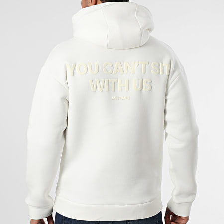 ADJ - Sweat Capuche Blanc