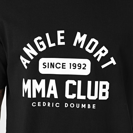 Angle Mort - Tee Shirt Oversize MMA Club Noir Blanc