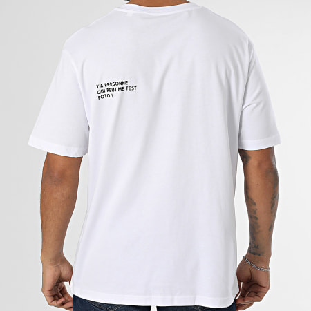 Angle Mort - Tee Shirt Oversize The Best Blanc Noir