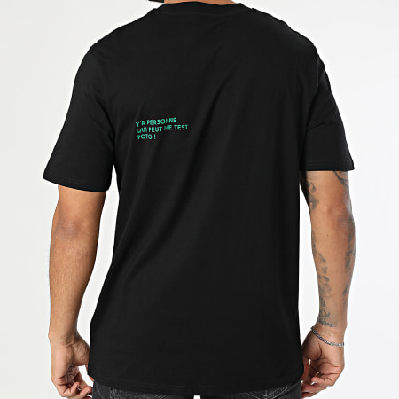 Angle Mort - Tee Shirt Oversize The Best Noir Vert