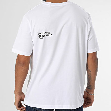 Angle Mort - Tee Shirt Oversize I Am The Best Blanc Noir