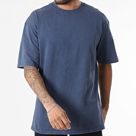 Black Industry - Tee Shirt Oversize Bleu Marine