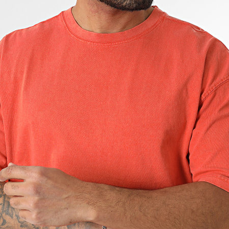 Black Industry - Tee Shirt Oversize Orange