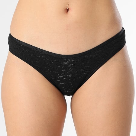 Calvin Klein - Culotte Dentelle Femme Bikini QF7348E Noir
