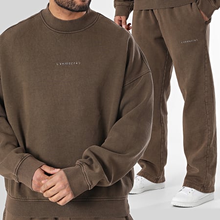 Classic Series - Ensemble De Survetement Marron Chiné