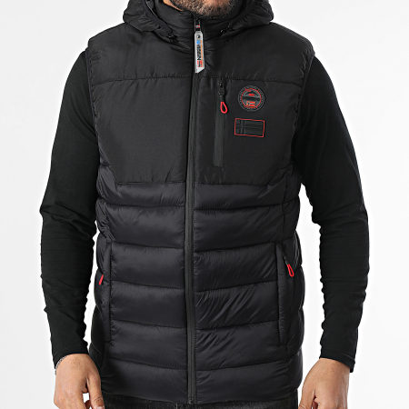 Geographical Norway - Doudoune Capuche Sans Manches Vatilo Noire