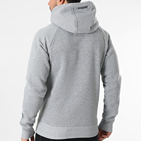 Geographical Norway - Sweat Capuche Gaelig Gris Chiné