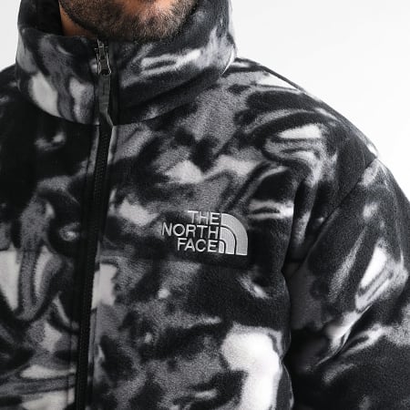 The North Face - Doudoune 2000 Polar Nuptse A88XN Black White - Ryses